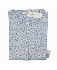 Camicia da notte 100% cotone con pizzo sangallo Semplice Vanità - Fida Lingerie E2520