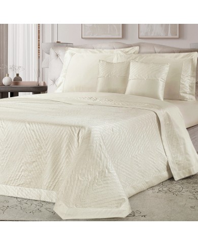 Copriletto in raso operato Sophie Chiarelle art. Gaia