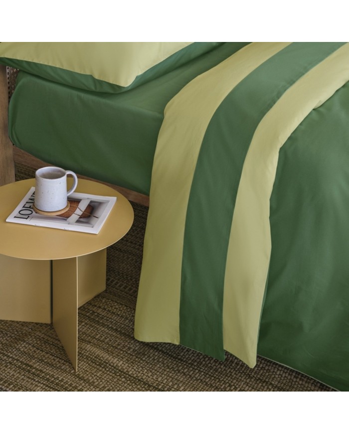 Trapuntino matrimoniale double face in percalle di puro cotone Fazzini Dialogo