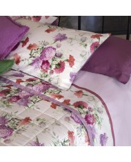 Trapuntino matrimoniale in raso di puro cotone Fazzini Summer