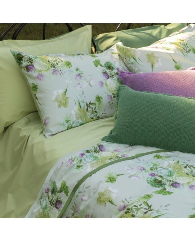 Trapuntino matrimoniale in raso di puro cotone Fazzini Summer