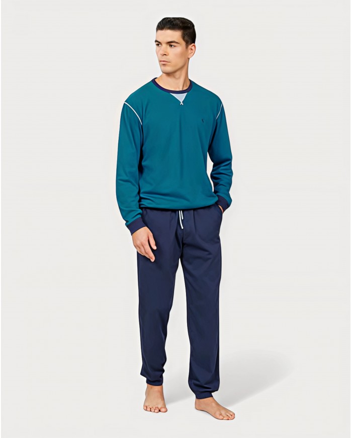 Pigiama uomo 100% cotone pettinato Bip Bip 3147
