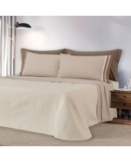 Trapuntino letto singolo tinta unita Linea Oro Giorgia