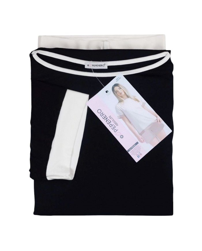 Pigiama Donna mezza manica pantalone corto  Pepenero P9088 - MADE IN ITALY