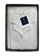 Pigiama donna estivo 100% cotone aperto avanti Lunatica 51162