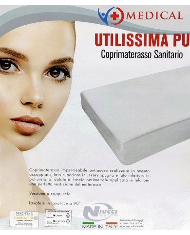 Coprimaterasso impermeabile piazza e mezza Niucci - Made in Italy