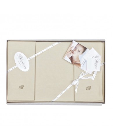 Completo lenzuola matrimoniale Blumarine Stile Blu