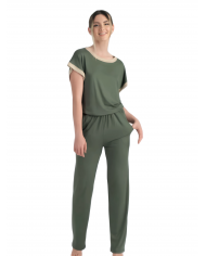 Pigiama donna manica corta pantalone lungo Pepenero P9148