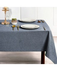 Tovaglia tinta unita antimacchia effetto lino - MISURE VARIE