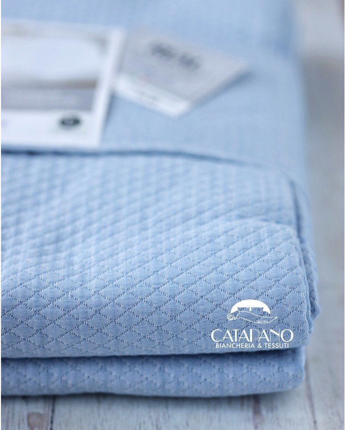 Copriletto matelessè matrimoniale in tinta unita Real