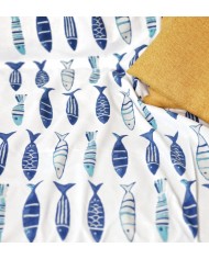 Telo arredo foulard copritutto in cotone Java 260x295