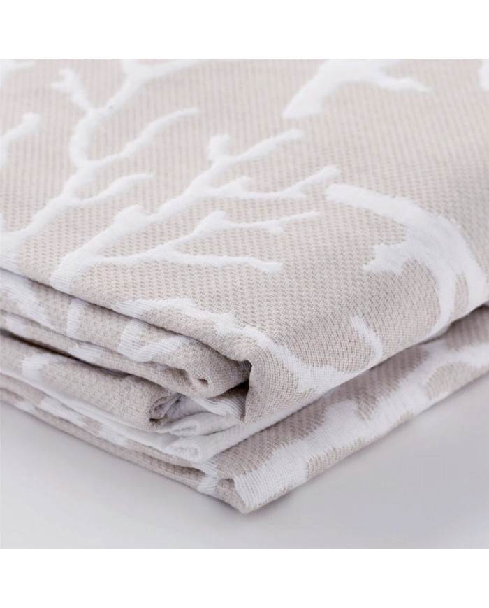 Copriletto matrimoniale matelassè di cotone Coralina