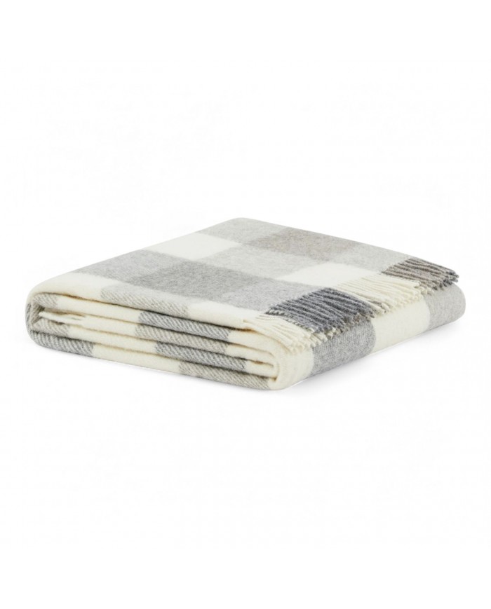 Coperta Plaid matrimoniale in pura lana vergine Lanerossi art. Adamello