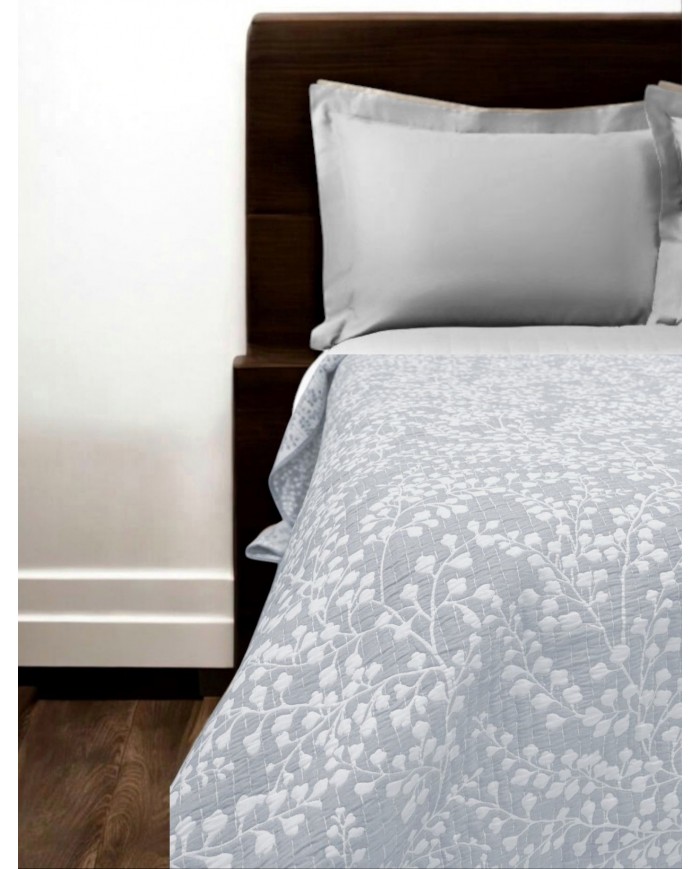 Copriletto matrimoniale jacquard double face Linti