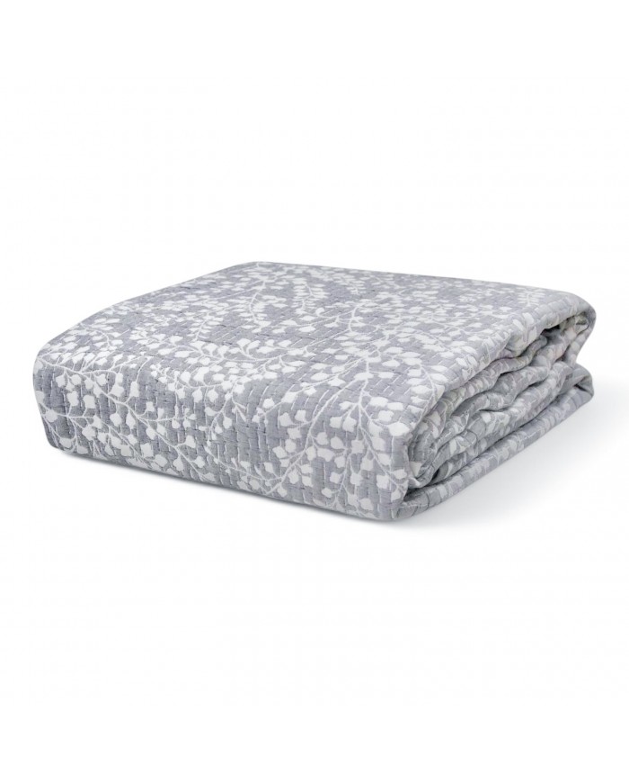 Copriletto matrimoniale jacquard double face Linti