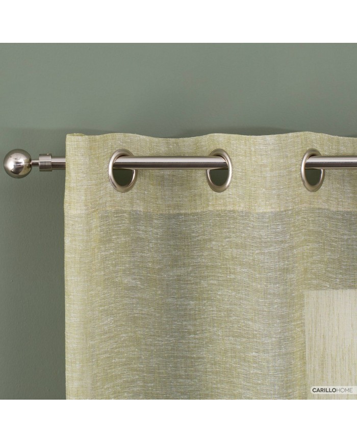 Pannello Tenda con borchie tinta unita New Cambogia Linea Oro