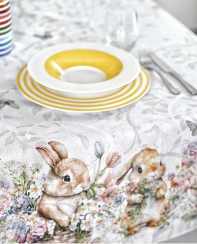 Tovaglia Pasqua 100% cotone art. 4735 - MISURE VARIE