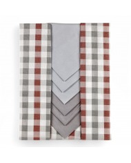 Copriletto trapuntato matrimoniale jacquard tinta unita Belor