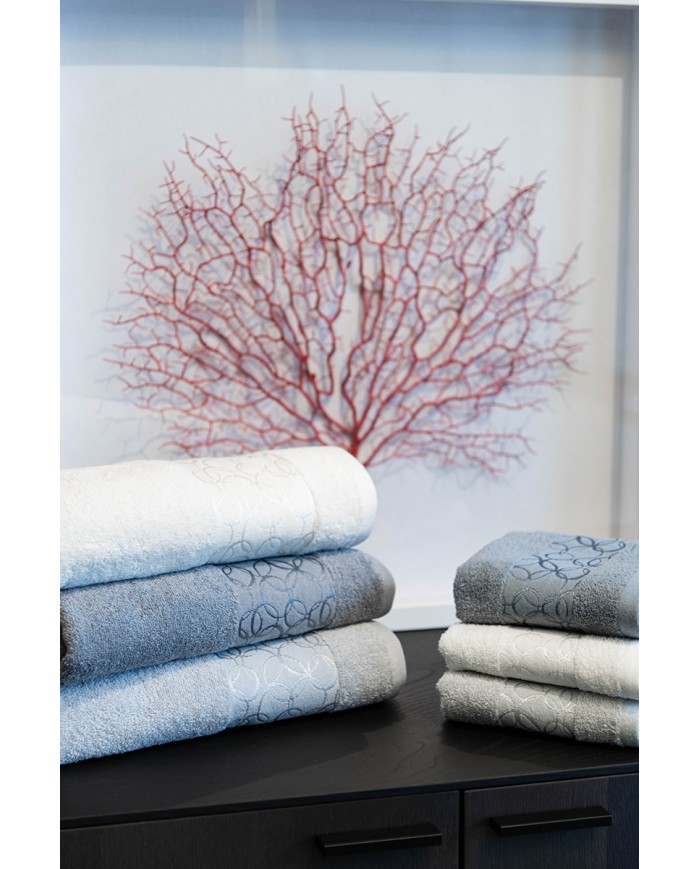 Set asciugamani spugna cotone 3+3 Neith Cristin