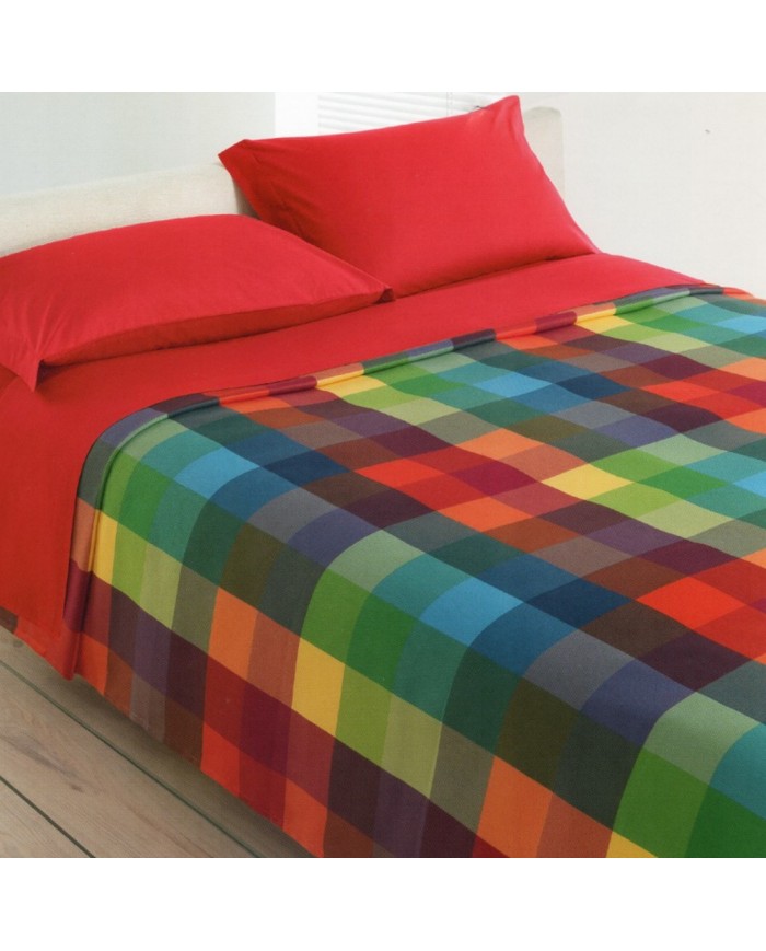 Copriletto letto singolo in piquet di cotone Gabel Wilson