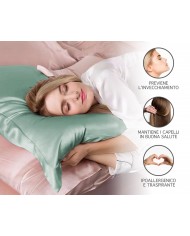 Tovaglia 6 posti con tovaglioli 140x180 Dreams art. Quadro Verde