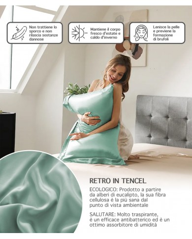 Federa in seta a tre volani Sophie Maison