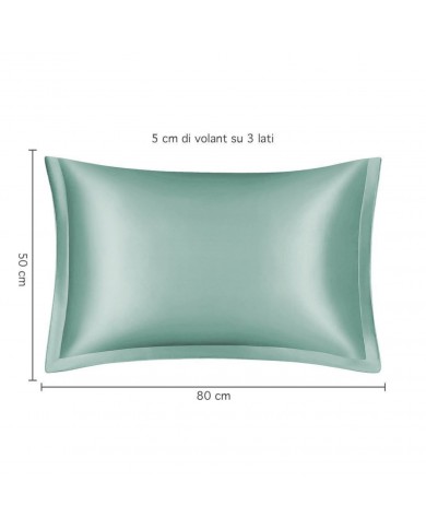 Federa in seta a tre volani Sophie Maison