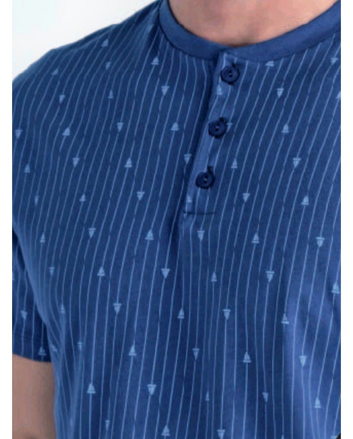 Pigiama Uomo Noi Di Notte FC3081 - Biancheria Da Sogno Pedata - Foto 9