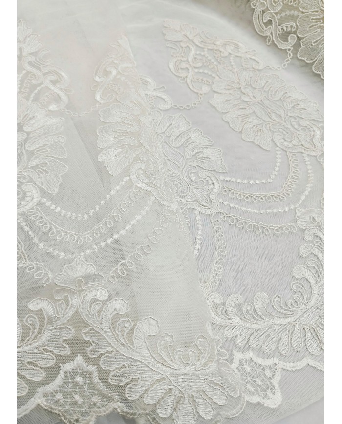 Tessuto per tende in pizzo rebrodè altezza 300cm art. TE9901