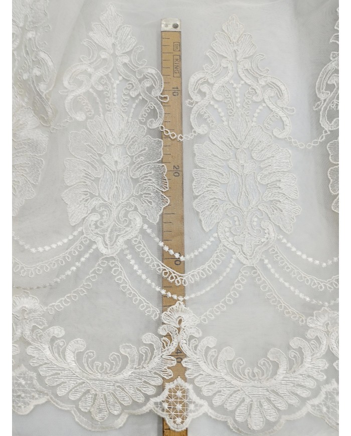 Tessuto per tende in pizzo rebrodè altezza 300cm art. TE9901