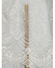 Tessuto per tende in pizzo rebrodè altezza 300cm art. TE9901