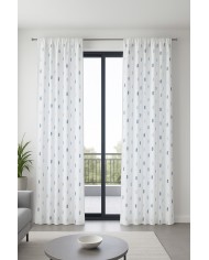 Tessuto per tende in misto lino fantasia altezza 300cm art. TE9904