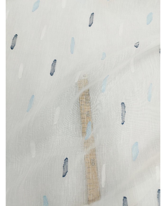 Tessuto per tende in misto lino fantasia altezza 300cm art. TE9904