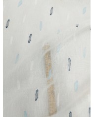 Tessuto per tende in misto lino fantasia altezza 300cm art. TE9904