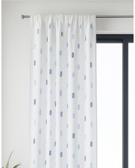 Tessuto per tende in misto lino fantasia altezza 300cm art. TE9904