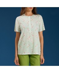 Pigiama estivo donna mezza manica pantalone lungo Linclalor 5193