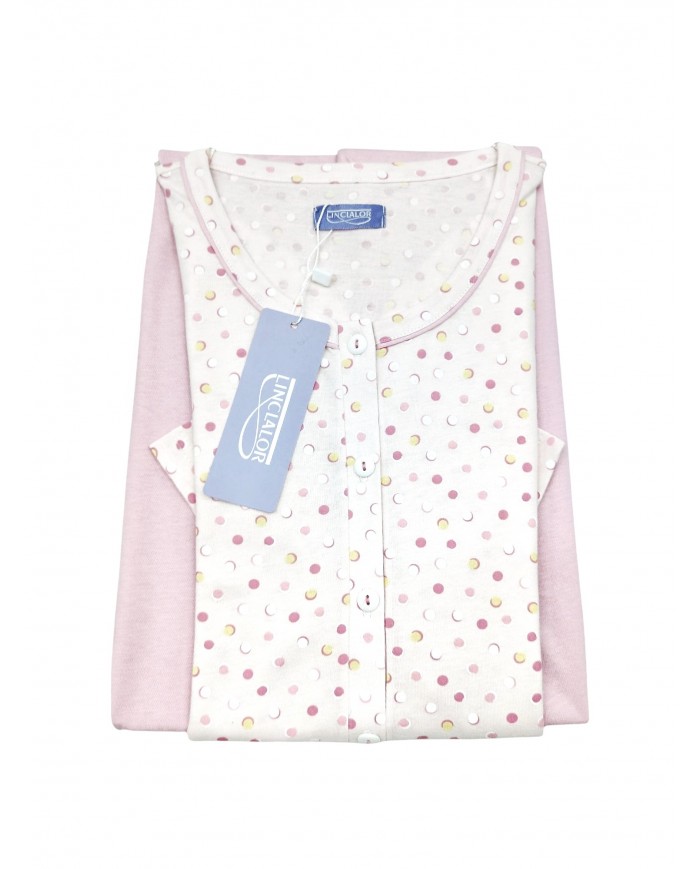 Pigiama estivo donna mezza manica pantalone lungo Linclalor 5279