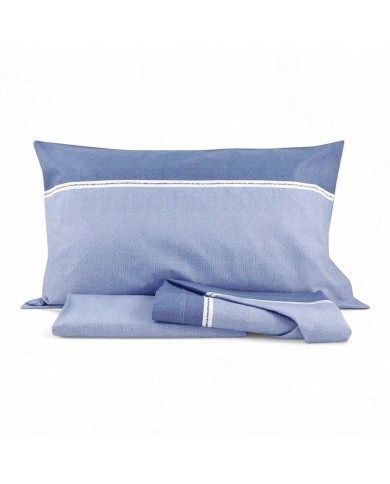 Completo lenzuola piazza e mezza 100% cotone Ambrosiana Roman