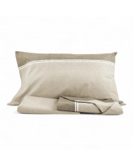 Completo lenzuola piazza e mezza 100% cotone Ambrosiana Roman