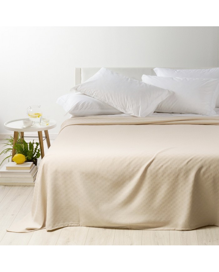 Copriletto matrimoniale in cotone piquet Rodeo Caleffi