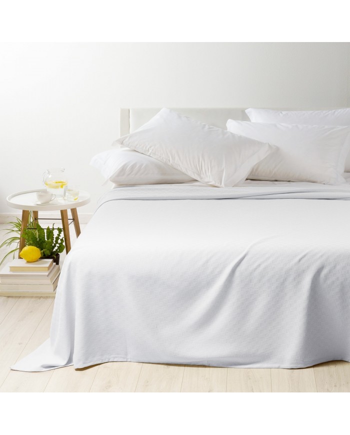 Copriletto matrimoniale in cotone piquet Rodeo Caleffi