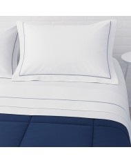 Completo lenzuola piazza e mezza 100% cotone Nancy di Rebecca Home - MADE IN ITALY
