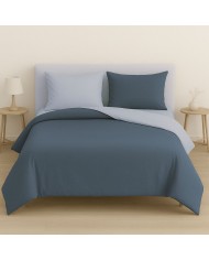 Copripiumino bicolor 1 posto letto singolo Maestri Cotonieri