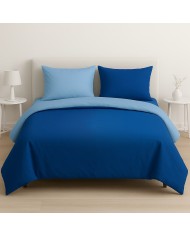 Copripiumino bicolor 1 posto letto singolo Maestri Cotonieri