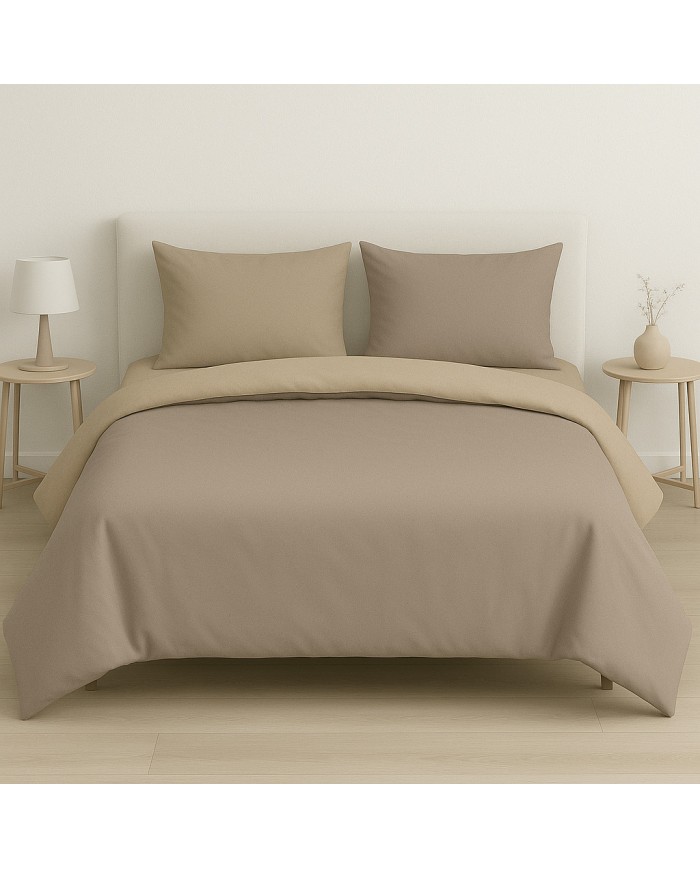 Copripiumino bicolor 1 posto letto singolo Maestri Cotonieri