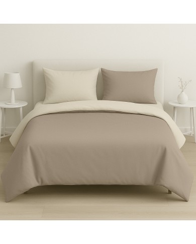 Copripiumino bicolor una piazza e mezza Maestri Cotonieri