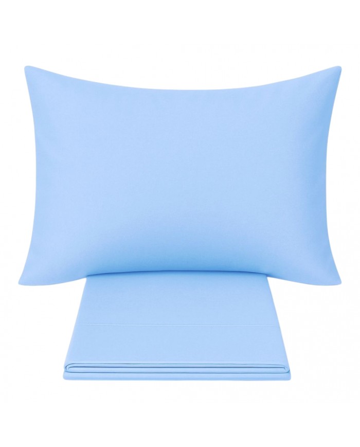 Completo Lenzuola matrimoniale puro cotone tinta unita Maestri Cotonieri