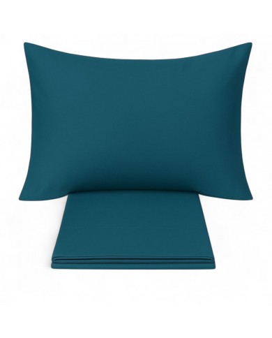 Completo Lenzuola matrimoniale puro cotone tinta unita Maestri Cotonieri