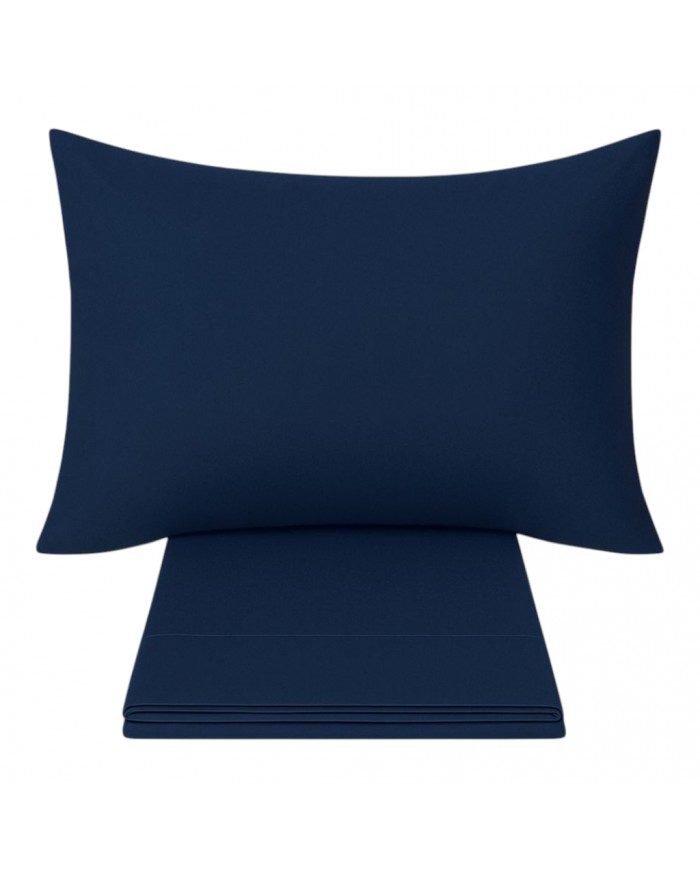 Completo Lenzuola letto singolo tinta unita Maestri Cotonieri