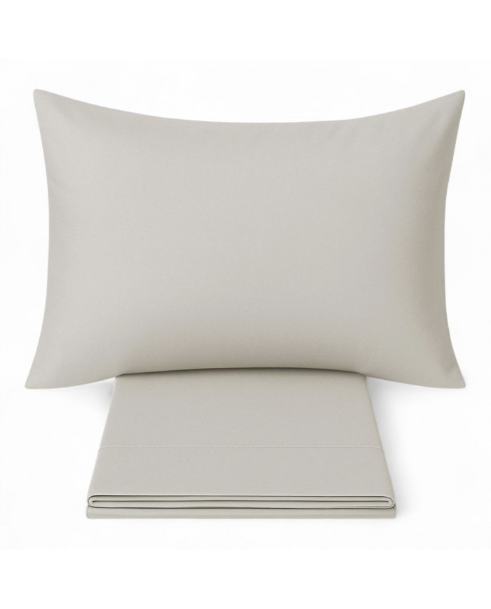 Completo Lenzuola letto singolo tinta unita Maestri Cotonieri